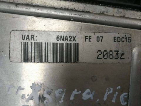 Блок управления двигателем Citroen Xsara Picasso, 2003 г., арт. 65112790