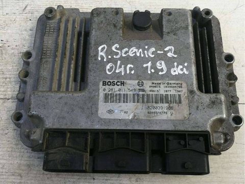 Блок управления двигателем Renault Scenic, 2004 г., OEM 0281011549, арт. 65112818, фото 2