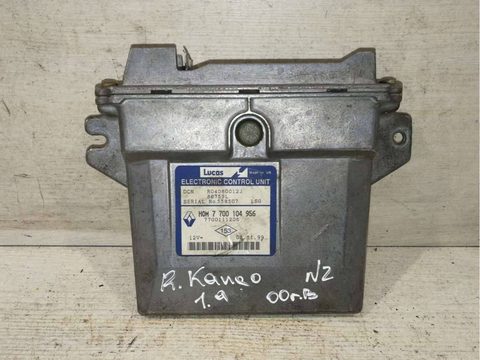 Блок управления двигателем Renault Kangoo, 2000 г., OEM 7700104956, арт. 67589680, фото 3
