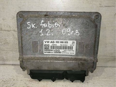Блок управления двигателем Skoda Fabia, 2009 г., OEM 03D906023, арт. 67589800