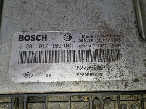 Блок управления двигателем Renault Laguna, 2005 г., OEM 0281012199, арт. 88376602, фото 2