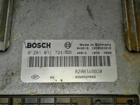 Блок управления двигателем Renault Espace, 2004 г., OEM 0281011724, арт. 88618397, фото 3