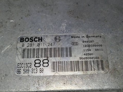Блок управления двигателем Citroen Jumpy, 2004 г., OEM 0281011247, арт. 88618410