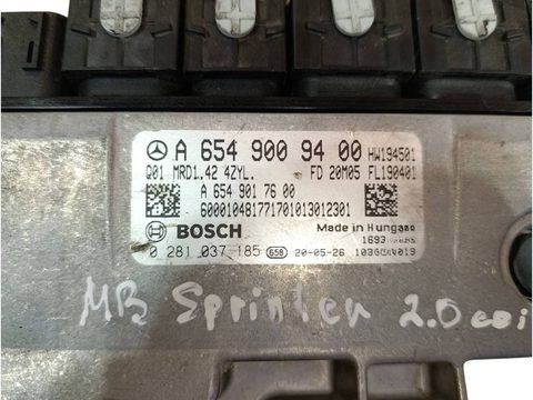 Блок управления двигателем Mercedes Sprinter, 2020 г., OEM A6549009400, арт. 88657929, фото 2