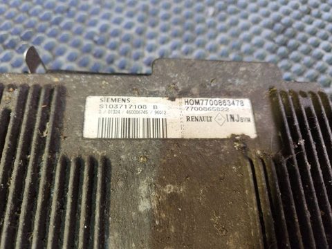 Блок управления двигателем Renault Laguna, 2000 г., OEM 7700863478, арт. 96958694, фото 2