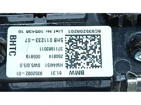 Блок управления печки/климат-контроля BMW i3, 2016 г., OEM 9352082, арт. 01021303, фото 3