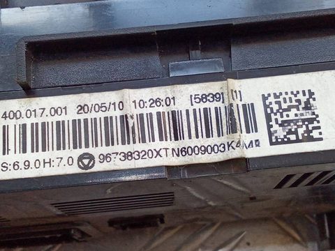 Блок управления печки/климат-контроля Citroen C4 Grand Picasso, 2014 г., арт. 101646483, фото 12
