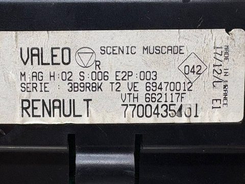 Блок управления печки/климат-контроля Renault Scenic, 2000 г., арт. 114725693, фото 8