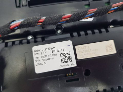 Блок управления печки/климат-контроля BMW 6 F06/F12/F13 [рейстайлинг], 2015, арт. 115744, фото 3