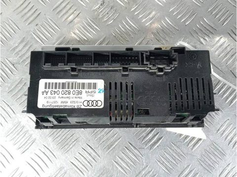 Блок управления печки/климат-контроля Audi A4, 2003 г., OEM 8E0820043AA, арт. 128730, фото 2