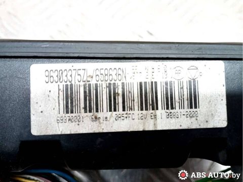 Блок управления печки/климат-контроля Peugeot 406, 2002 г., OEM 658636N, арт. 71010837_1, фото 4