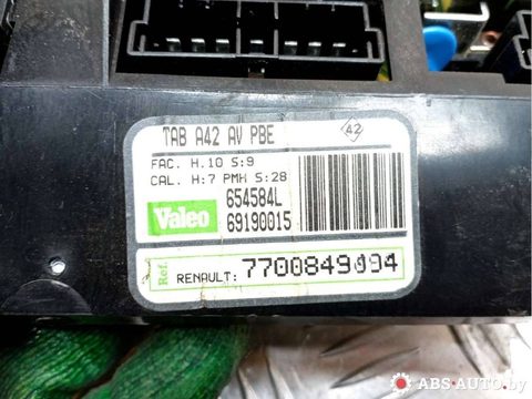Блок управления печки/климат-контроля Renault Safrane, 2000 г., OEM 654584L, арт. 71967481, фото 5