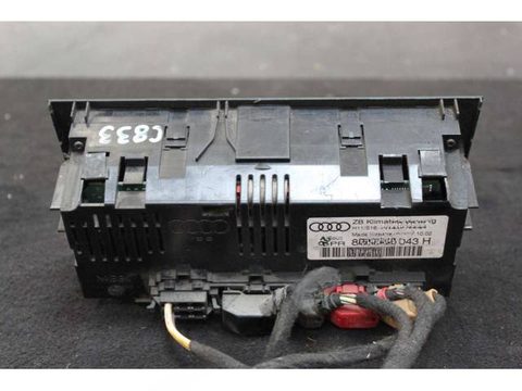 Блок управления печки/климат-контроля Audi A4 B6, 2002 г., OEM 8E0820043H, арт. 833, фото 2