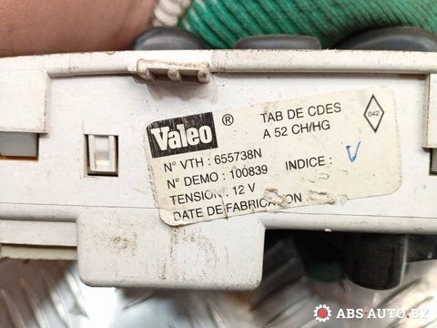 Блок управления печки/климат-контроля Renault Scenic, 2001 г., OEM 655738N, арт. A1048_2, фото 4
