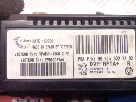 Блок управления печки/климат-контроля Peugeot 407, 2007 г., OEM 96464896KR, арт. A14469, фото 7