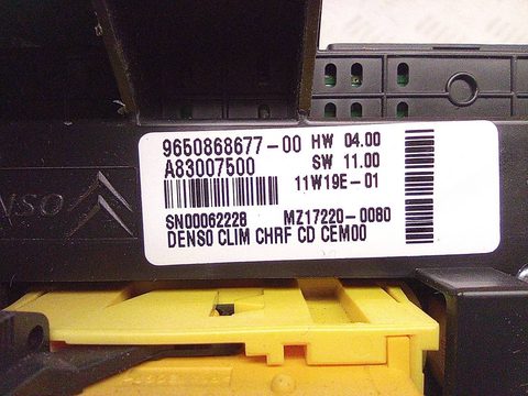 Блок управления печки/климат-контроля Citroen C4 Grand Picasso, 2010 г., арт. A33462_1, фото 5