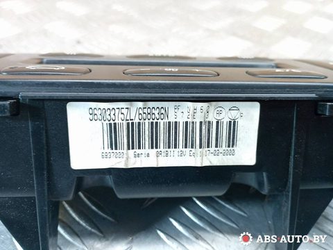 Блок управления печки/климат-контроля Peugeot 406, 2002 г., OEM 658636N, арт. A3392, фото 4