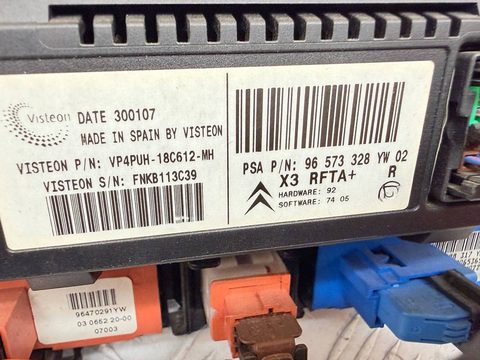 Блок управления печки/климат-контроля Citroen C5, 2007 г., OEM 96573328YW02, арт. A40033, фото 4