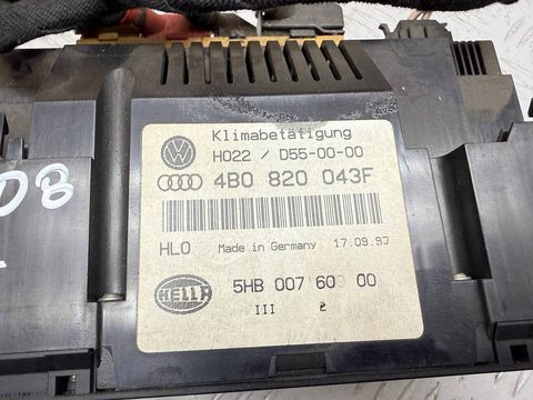 Блок управления печки/климат-контроля Audi A6, 2003 г., OEM 4B0820043F, арт. A46408_1, фото 3