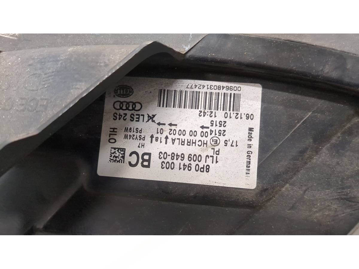 Фара левая Audi A3 8P, 2008 г., OEM 8P0941003BC, арт. 21145998, фото 4
