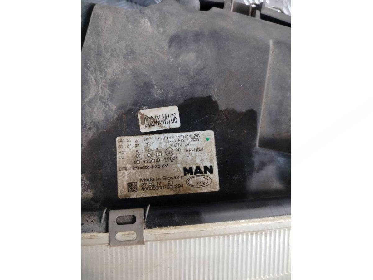Фара левая MAN TGX, 2018 г., OEM 812510167757, арт. 2840165115395, фото 3