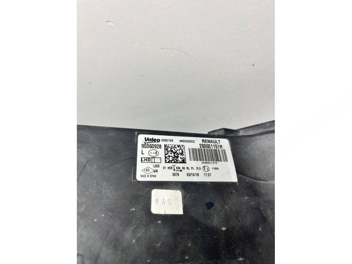 Фара левая Renault Megane, 2018 г., OEM 260601197R, арт. 30151, фото 11