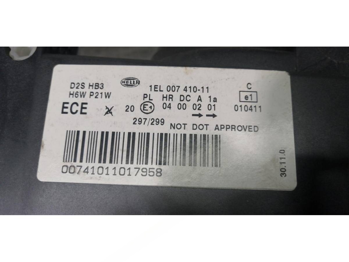 Фара левая BMW E39, 1997 г., OEM 1el00741011, арт. 49517, фото 4