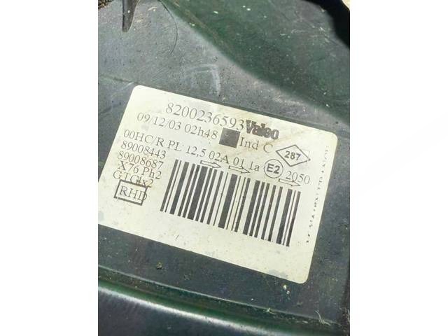 Фара левая Renault Kangoo, 2005 г., OEM 8200236593, арт. 50882, фото 6