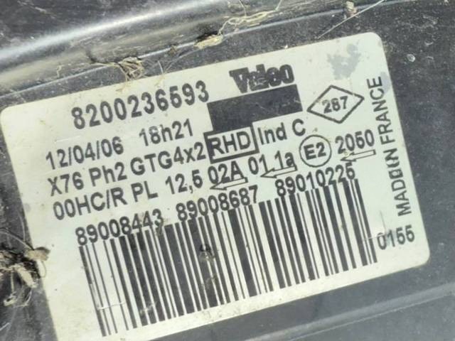 Фара левая Volkswagen Golf, 2006 г., OEM 8200236593, арт. 51685, фото 6