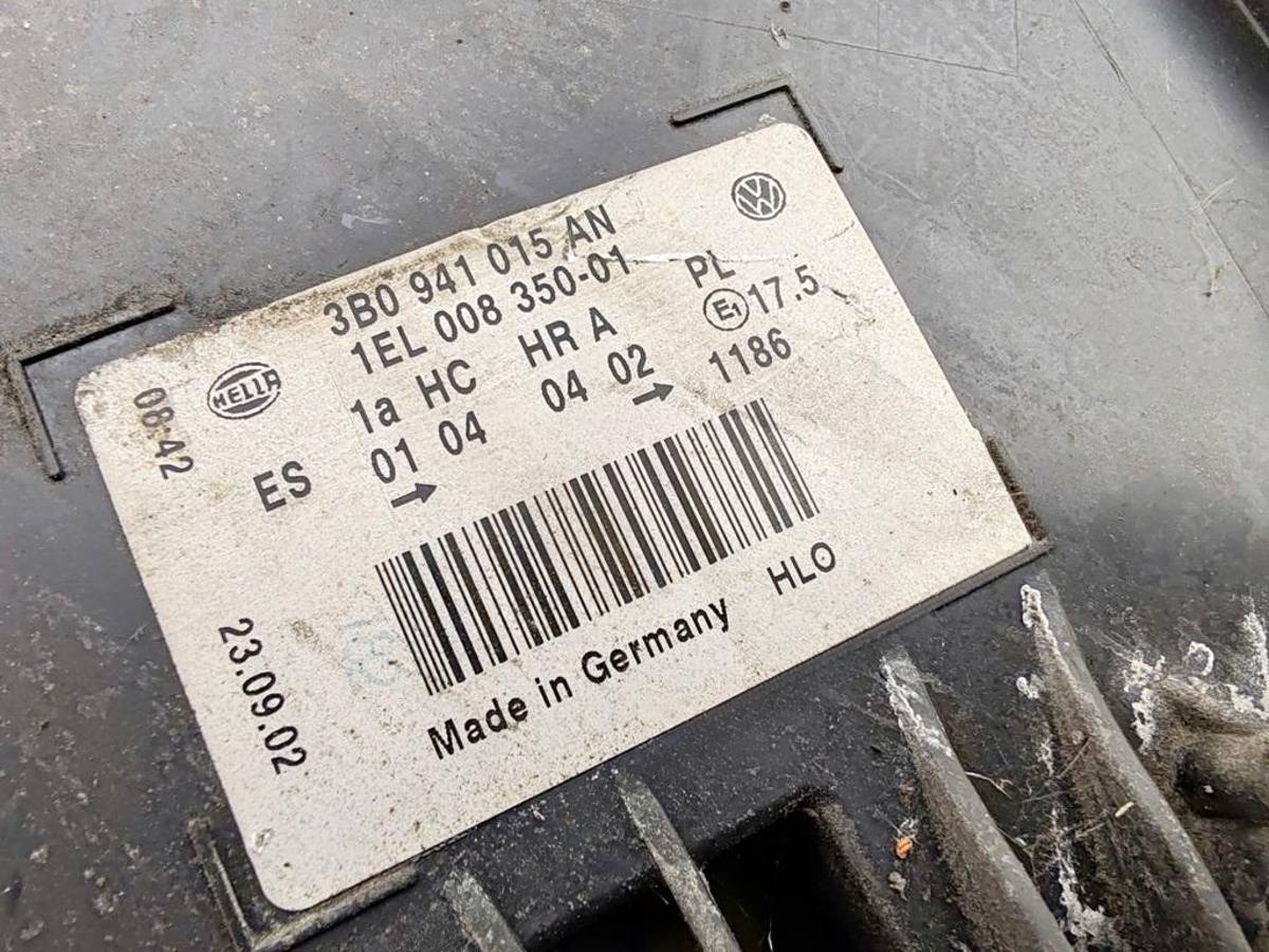 Фара левая Volkswagen Passat B5, 2002 г., OEM 3B0941015AN, арт. 55289230, фото 4