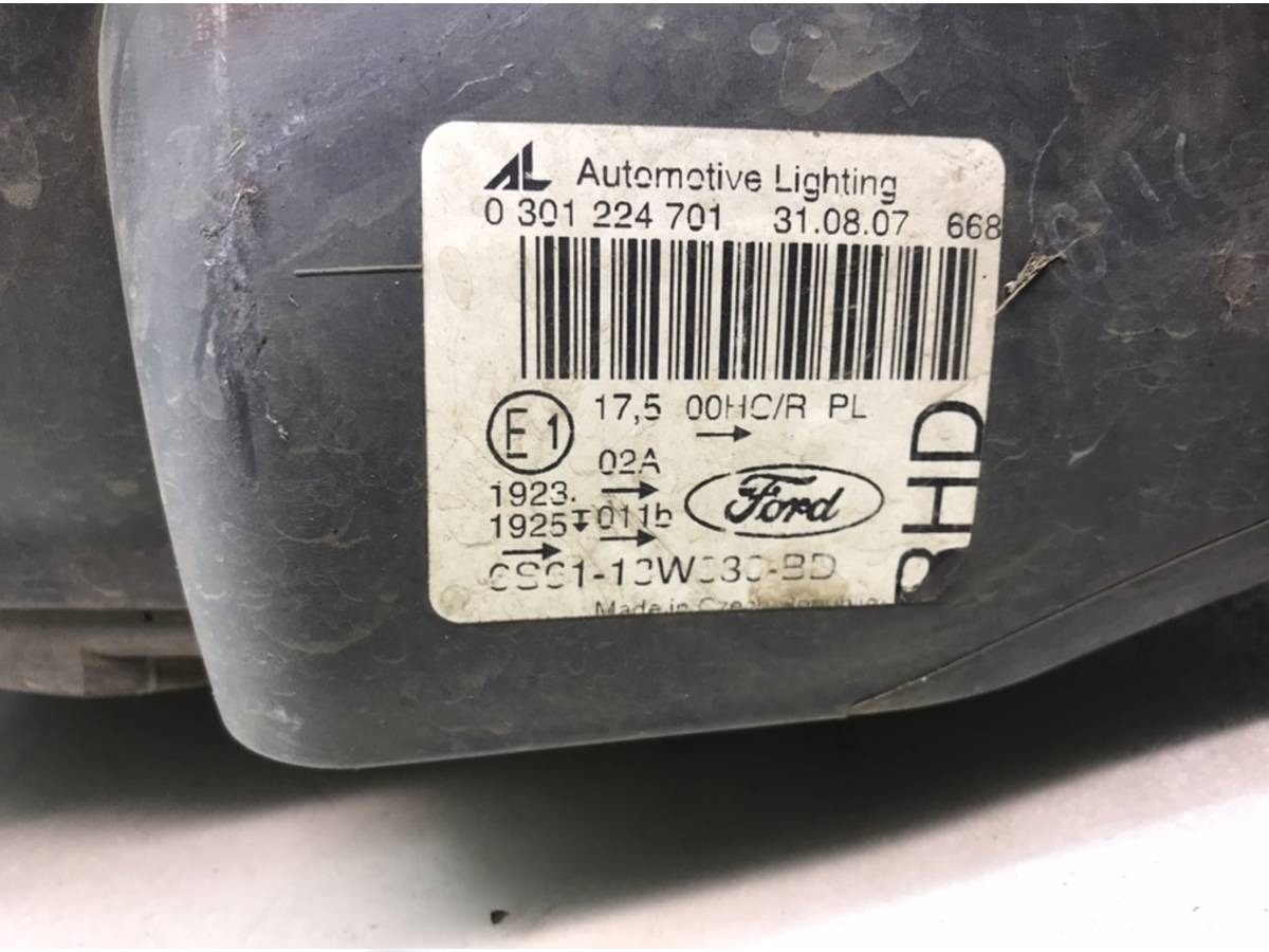 Фара левая Ford Fiesta, 2007 г., OEM 6S6113W030BD, арт. 568880, фото 6