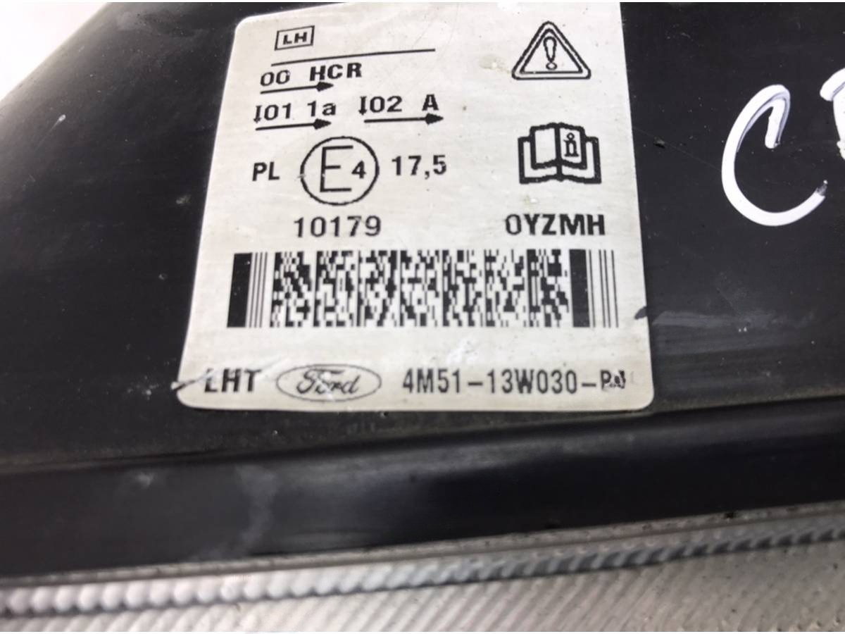 Фара левая Ford Focus, 2007 г., OEM 4M5113W030BE, арт. 569028, фото 6