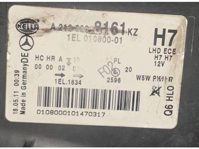 Фара левая Mercedes E W212, 2009 г., OEM a2128208161, арт. 5758, фото 5