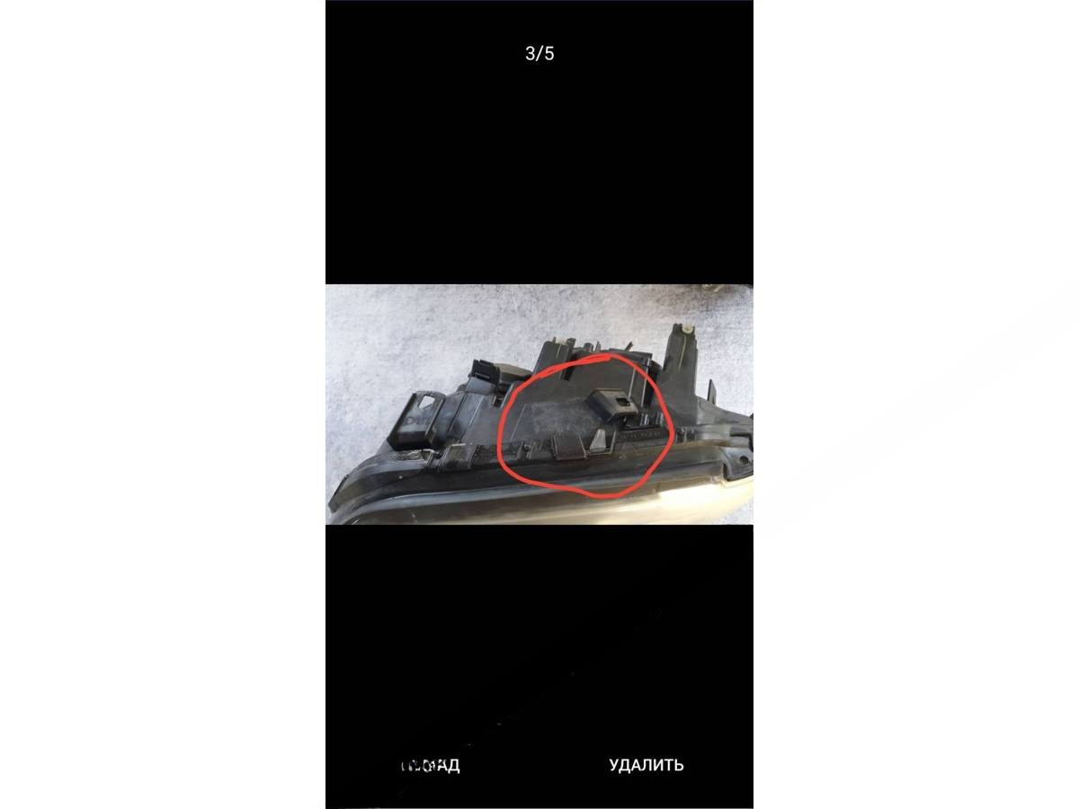 Фара левая BMW X5 E53, 2005 г., арт. 59058529, фото 6