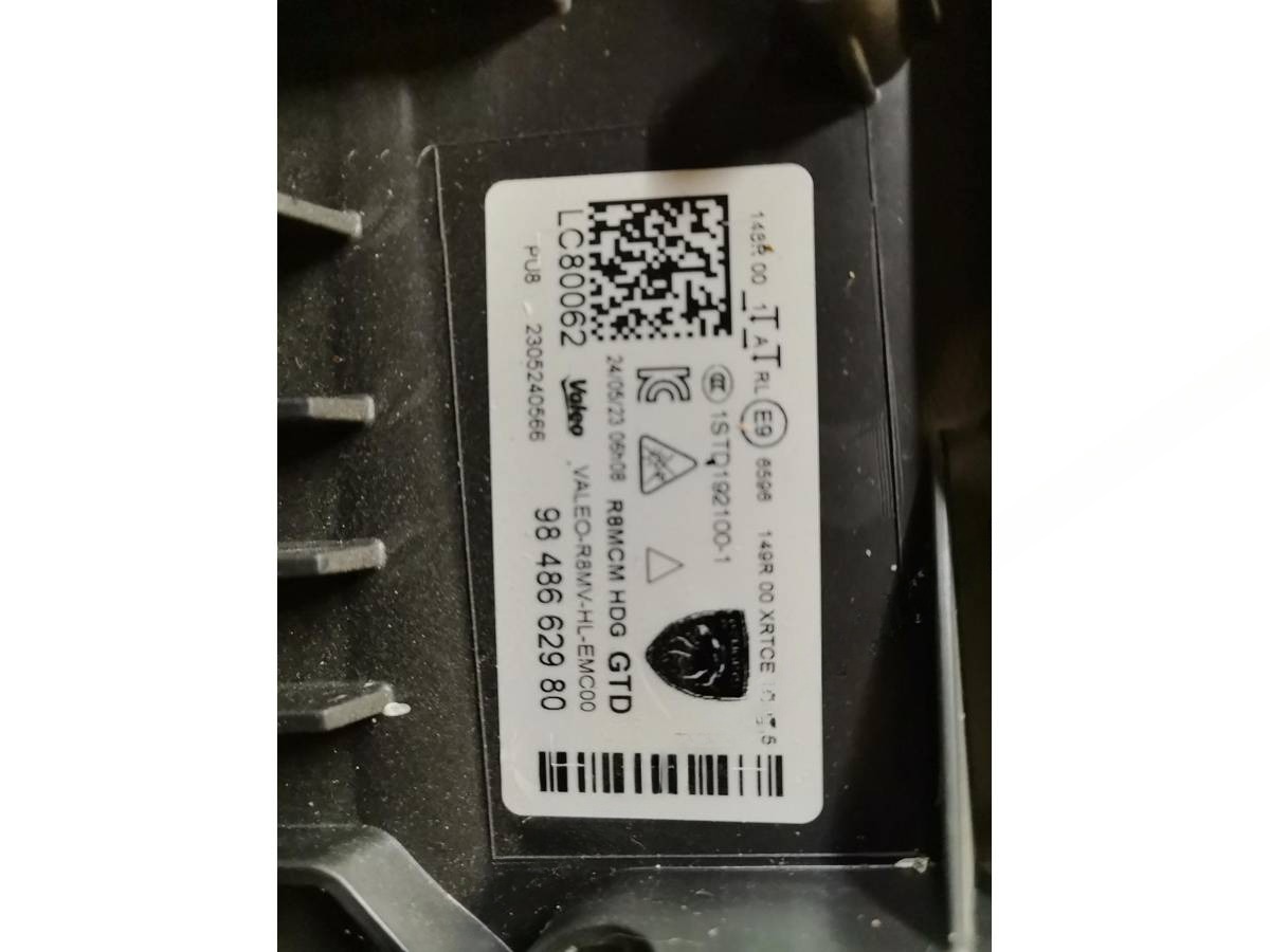 Фара левая Peugeot 508, 2021 г., OEM 9848662980, арт. 82606, фото 4