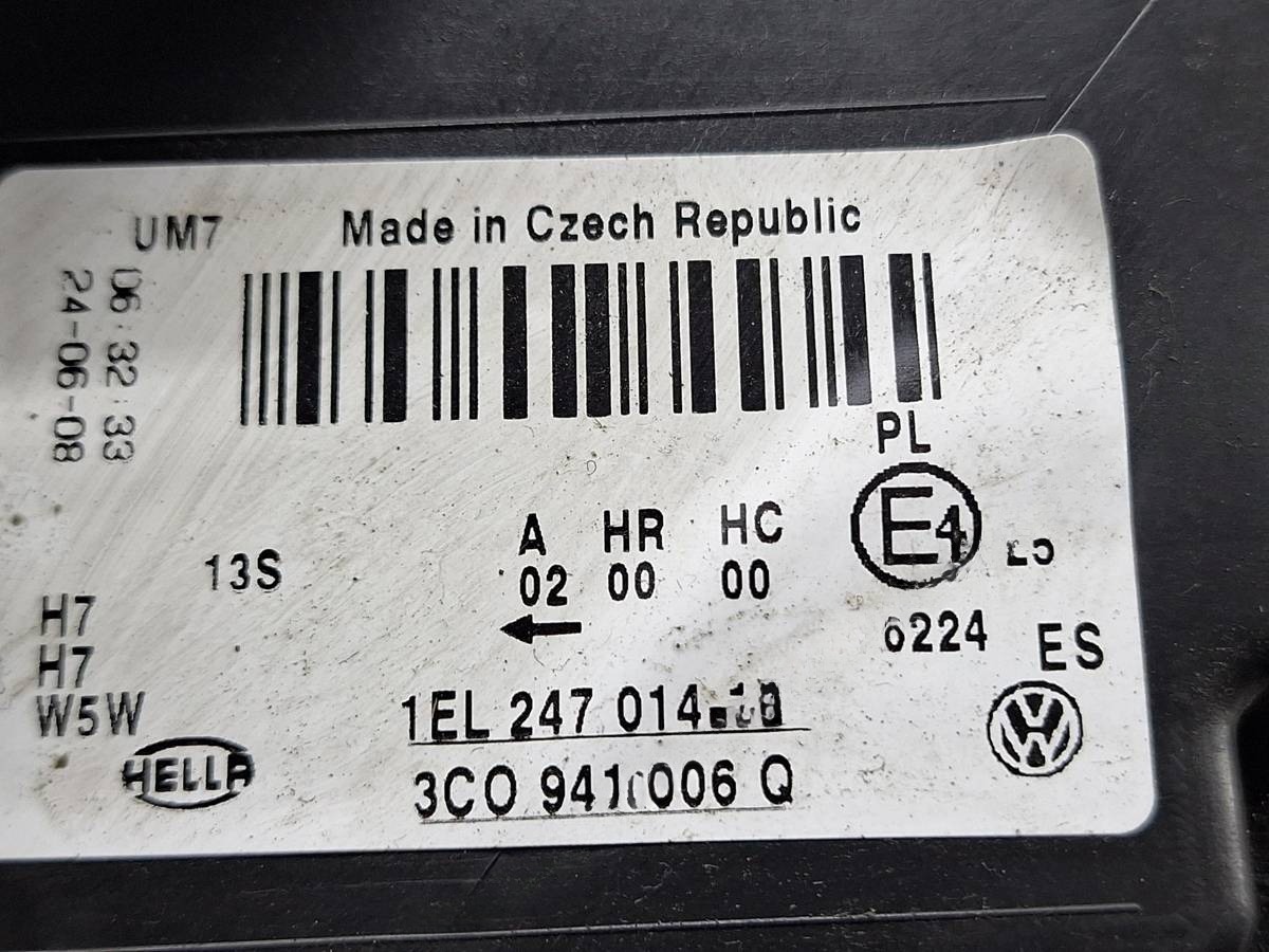 Новое Volkswagen Passat, 2008 г., OEM 1EL24701412, арт. 30273, фото 5