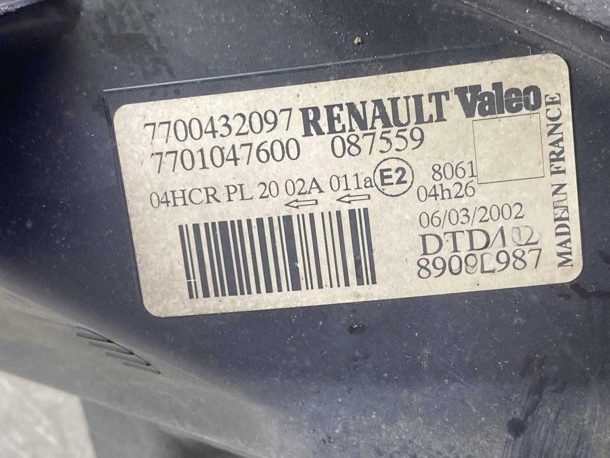 Новое Renault Scenic, 2002 г., OEM 7700432097, арт. 50596, фото 8