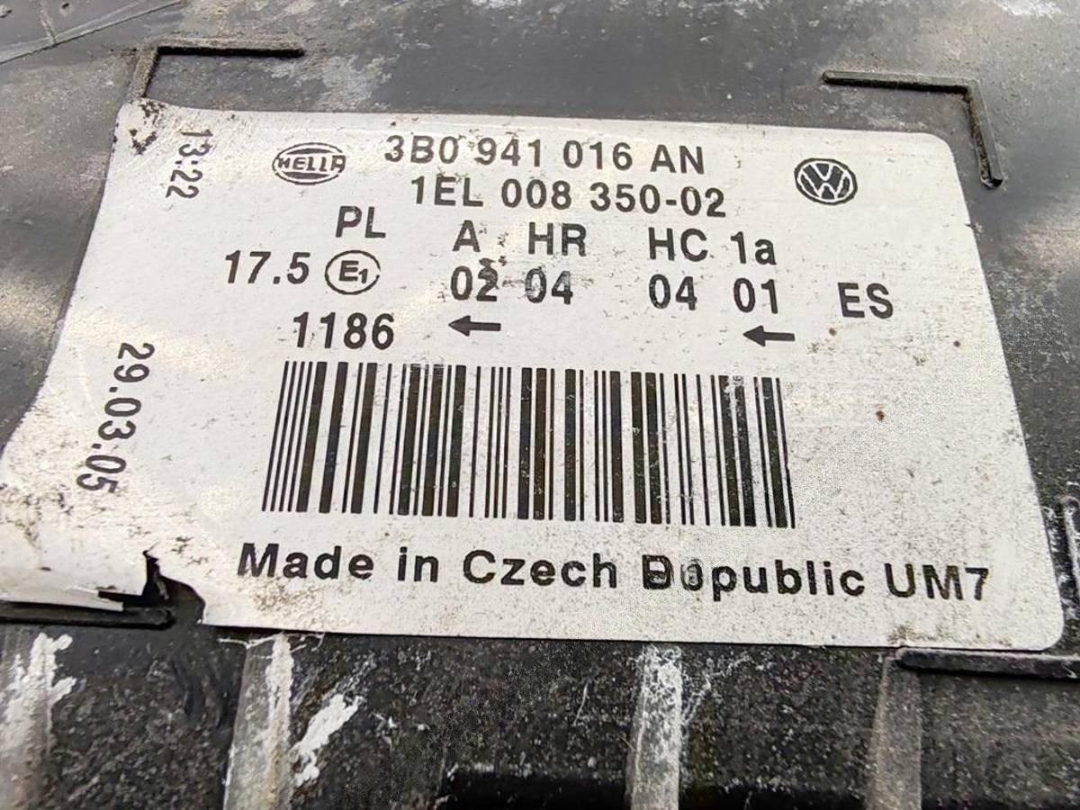 Новое Volkswagen Passat B5, 2005 г., OEM 3B0941016AN, арт. 55292123, фото 4