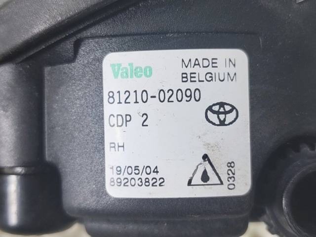 Новое Toyota Corolla, 2004 г., OEM 8121002090, арт. 24584, фото 6