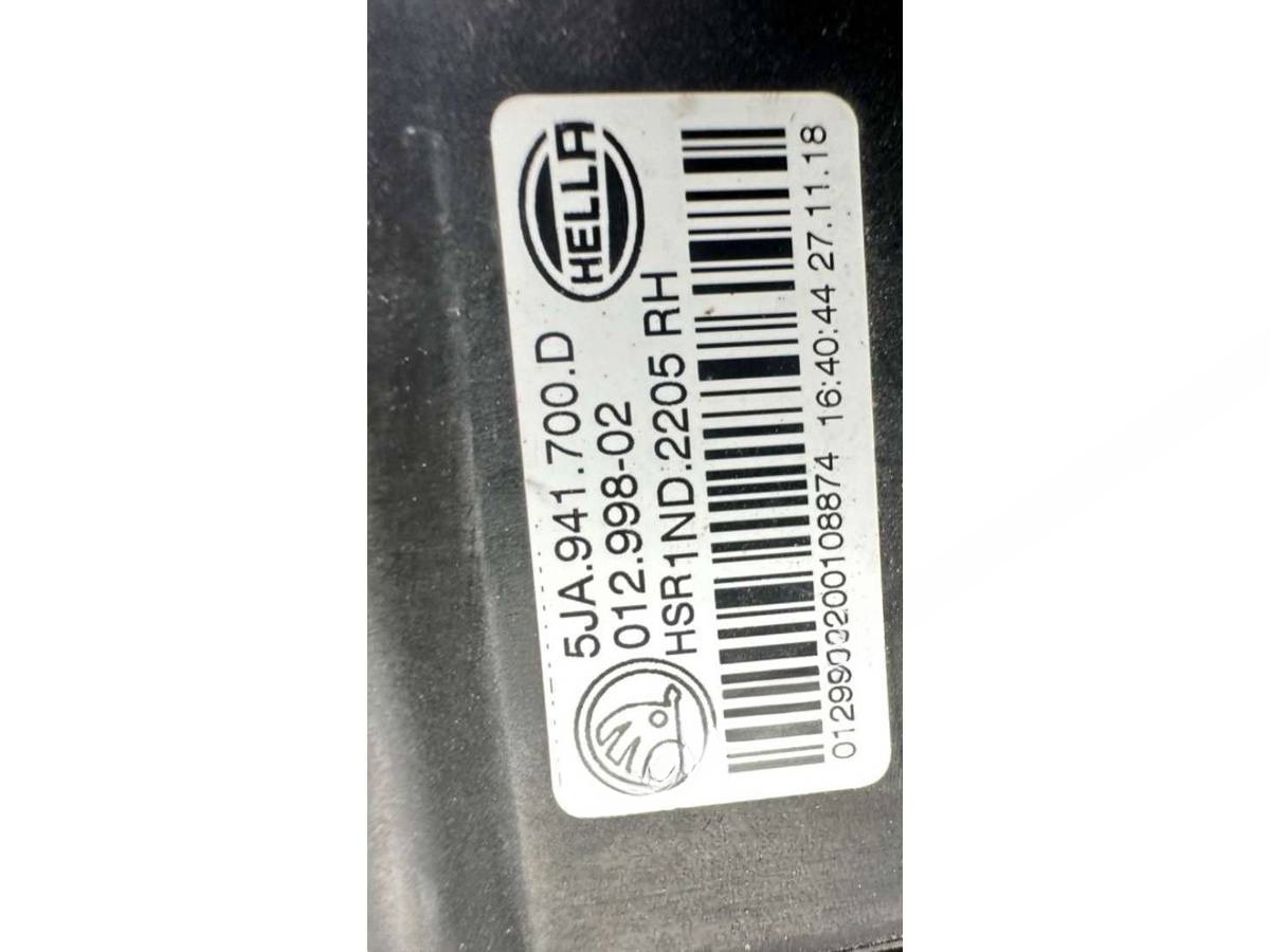 Новое Skoda Rapid, 2012 г., OEM 5JA941700D, арт. B112873, фото 8