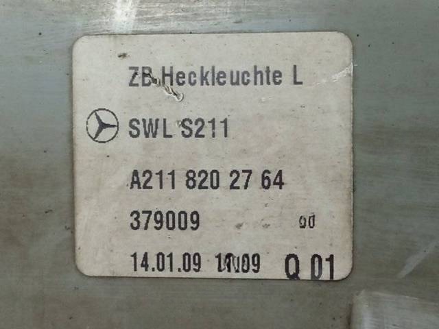 Новое Mercedes E W211, 2009 г., OEM A2118202764, арт. 1039588, фото 5