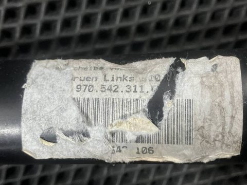 Форточка передняя левая Porsche Panamera, 2011 г., OEM 970542311, арт. 00533279_1, фото 7