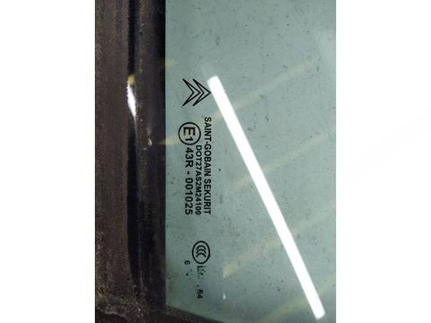 Форточка передняя левая Citroen C4, 2006 г., арт. 10127034, фото 2