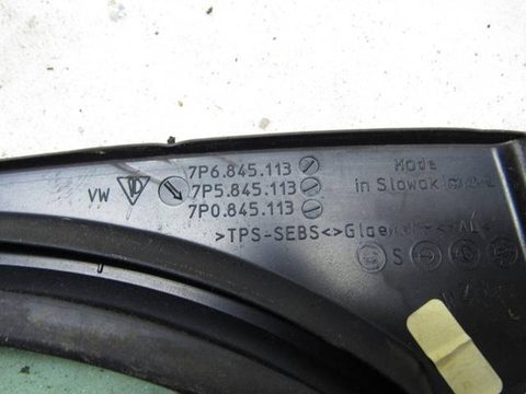 Форточка передняя левая Volkswagen Touareg, 2010 г., OEM 7P6845113, арт. 120121-007, фото 3