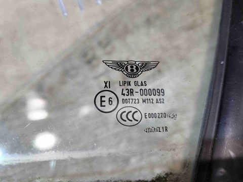 Форточка передняя левая Bentley Continental GT, 2012 г., OEM 3W7845113B, арт. 15227, фото 5