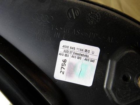 Форточка передняя левая Audi Q7, 2017 г., OEM 4M0845113A, арт. 170321-084, фото 3