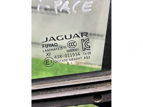 Форточка передняя левая Jaguar I-Pace X590, 2018 г., OEM 43R011934, арт. 25273, фото 7