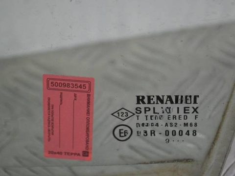 Форточка передняя левая Renault Scenic, 1999 г., арт. 500983545, фото 2