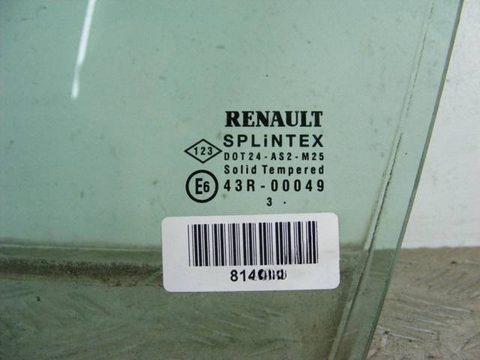 Форточка передняя левая Renault Scenic, 2003 г., арт. 814002, фото 2