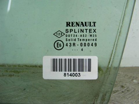 Форточка передняя левая Renault Scenic, 2004 г., арт. 814003, фото 2